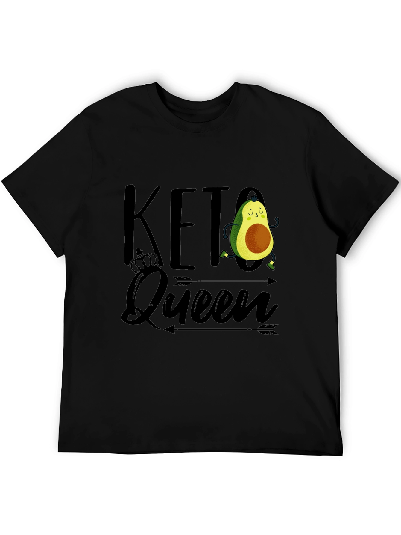 Keto Queen Avocado Graphic T-Shirt