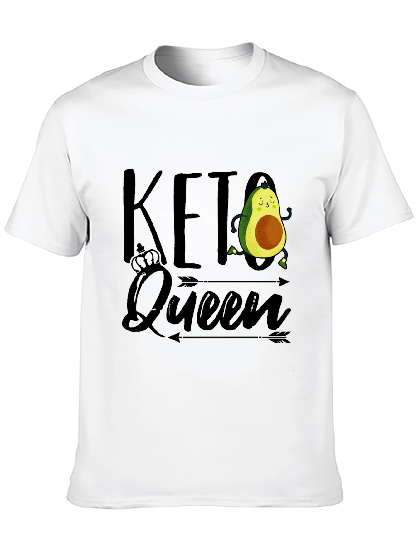 Keto Queen Avocado Graphic T-Shirt