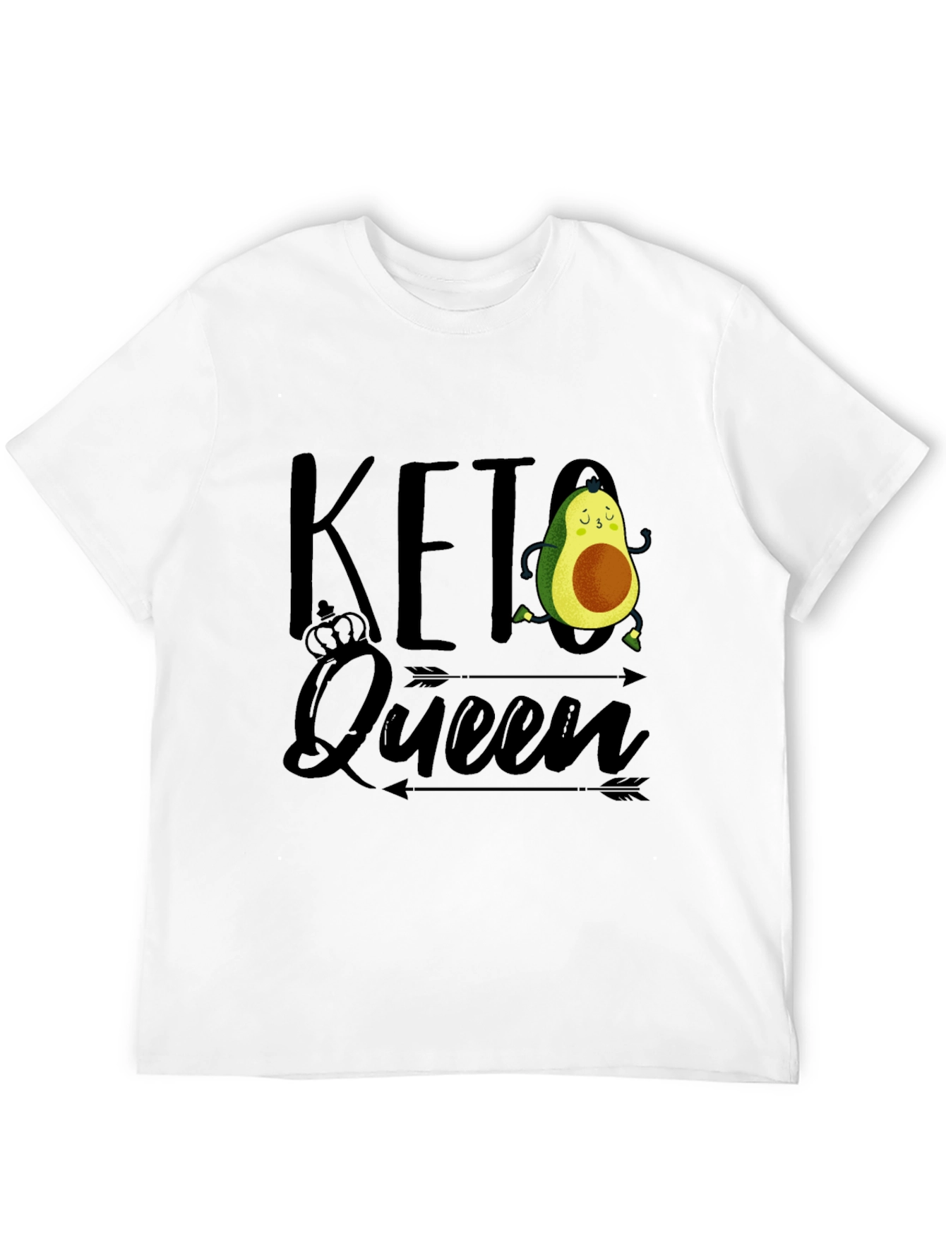 Keto Queen Avocado Graphic T-Shirt