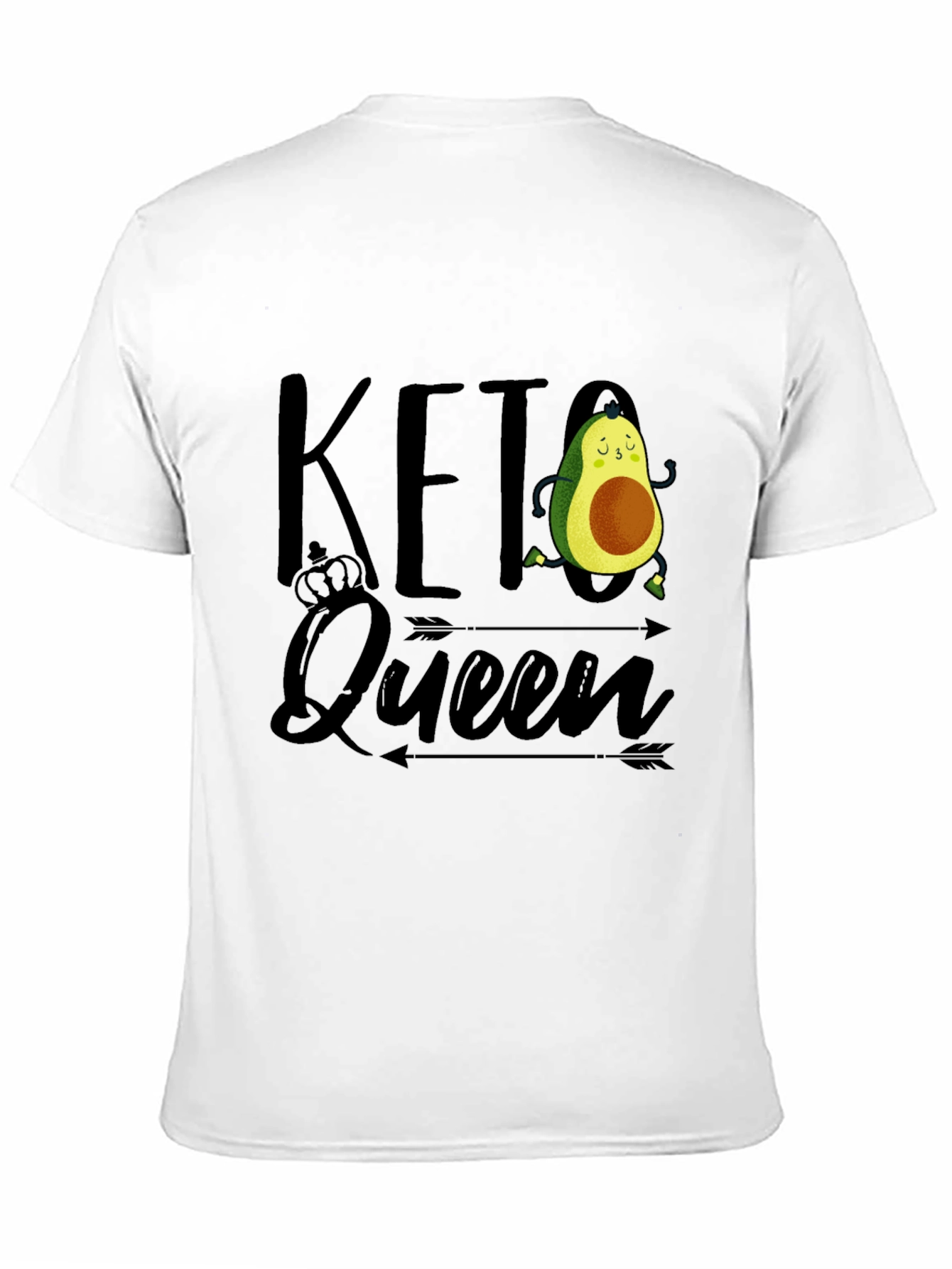 Keto Queen Avocado Graphic T-Shirt