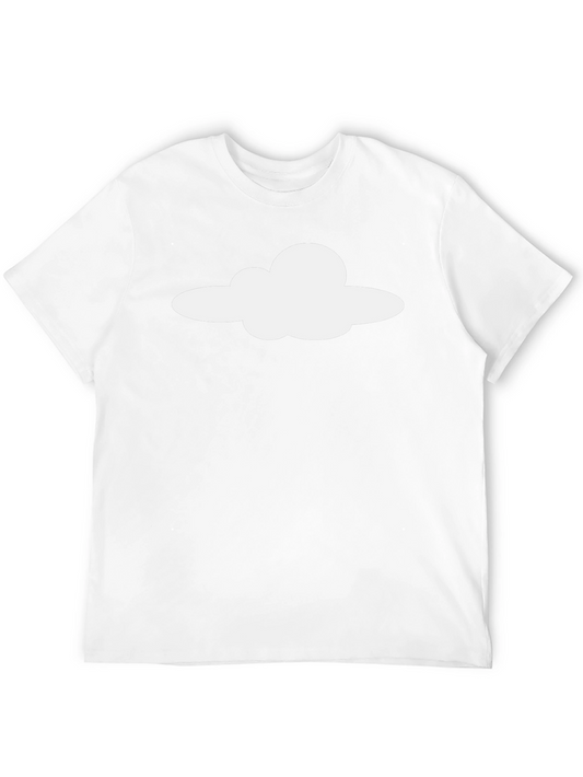 Cloud Graphic T-Shirt - Casual & Comfortable Black Tee