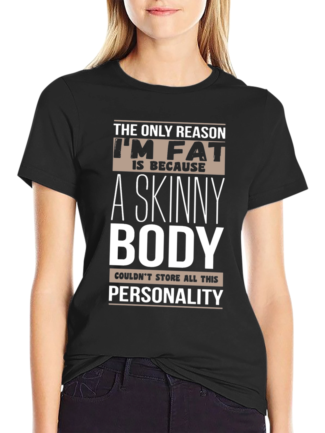 Humorous Im Fat Graphic T-Shirt