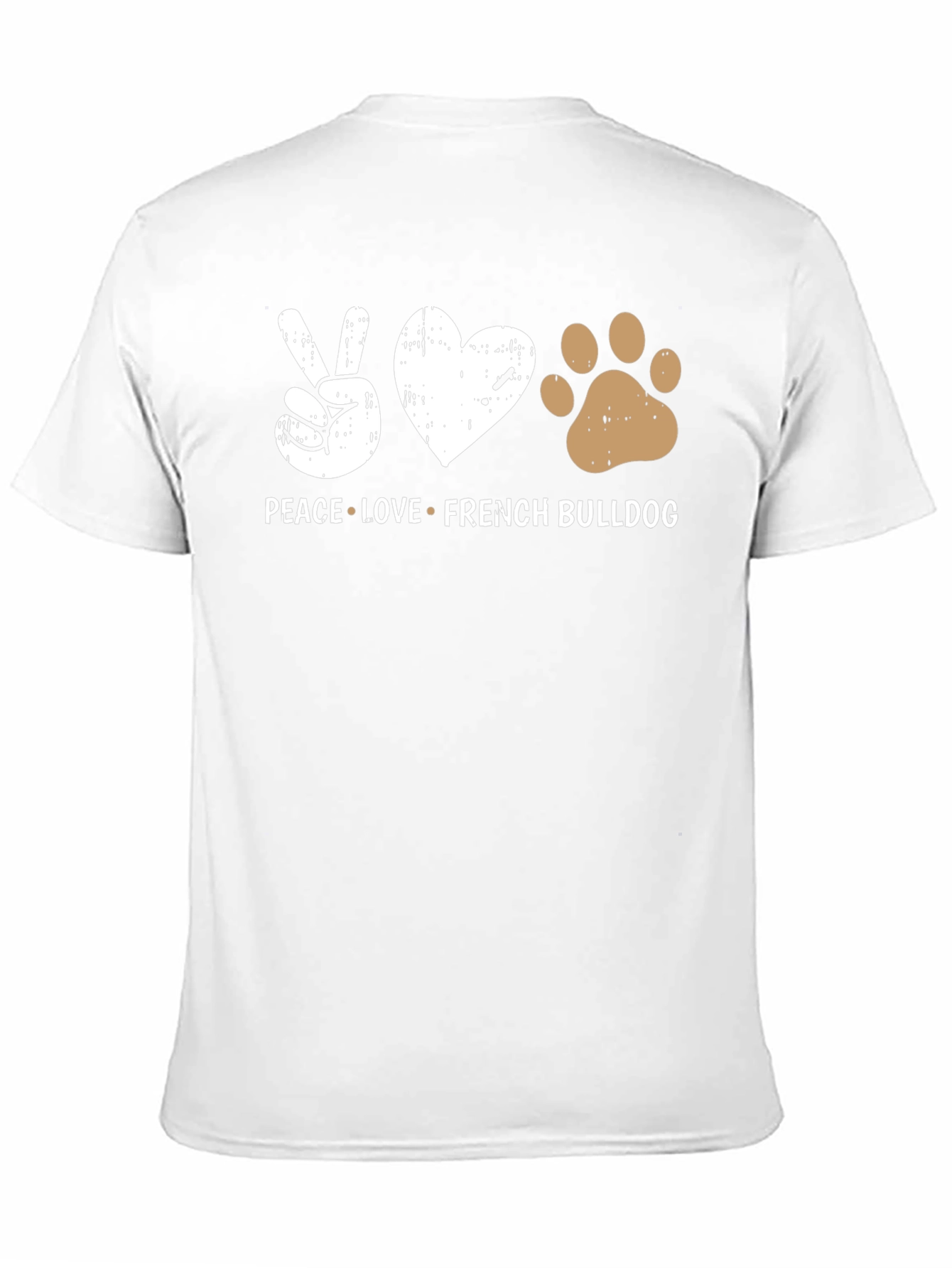 Peace Love French Bulldog T-Shirt