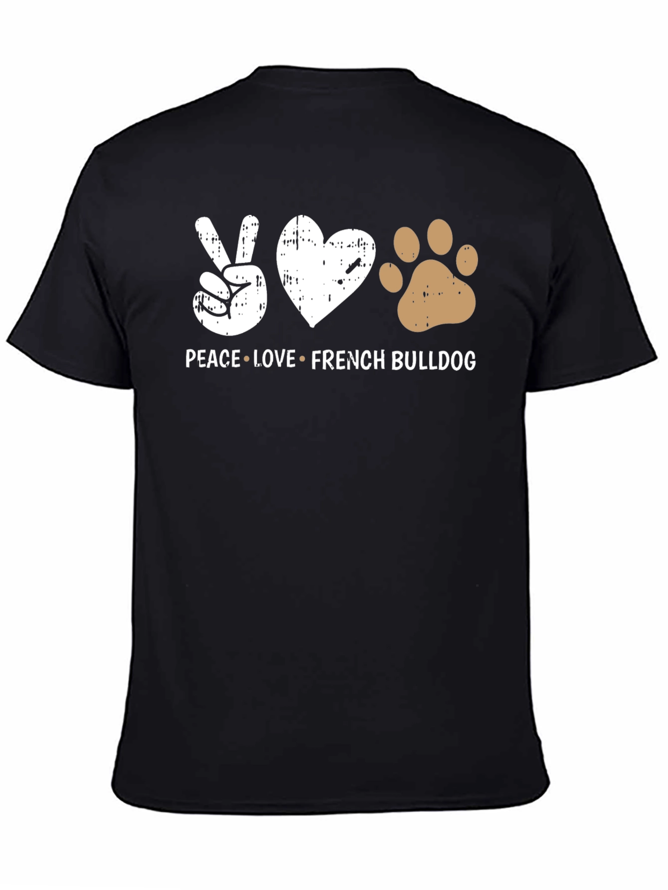 Peace Love French Bulldog T-Shirt