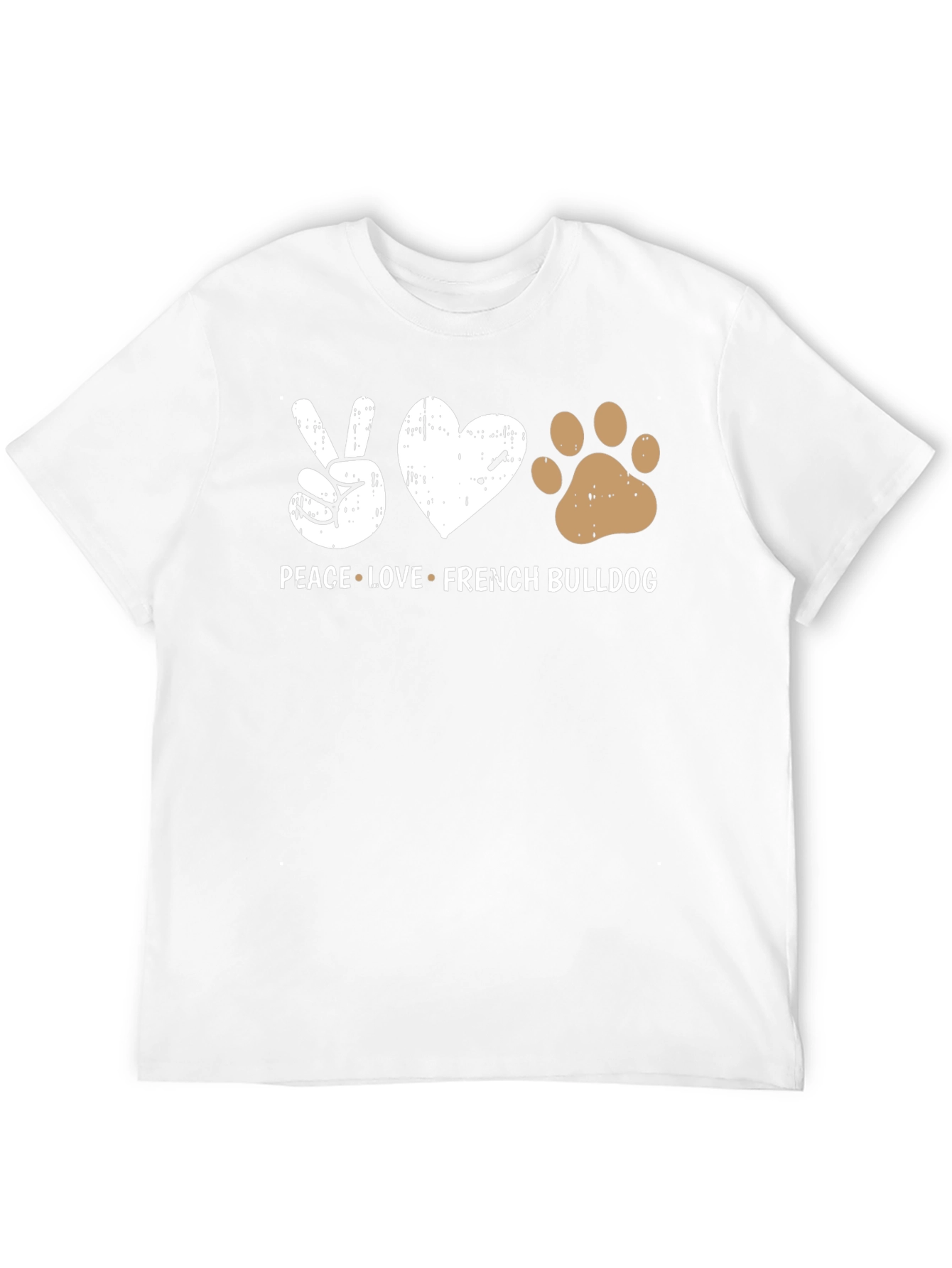 Peace Love French Bulldog T-Shirt