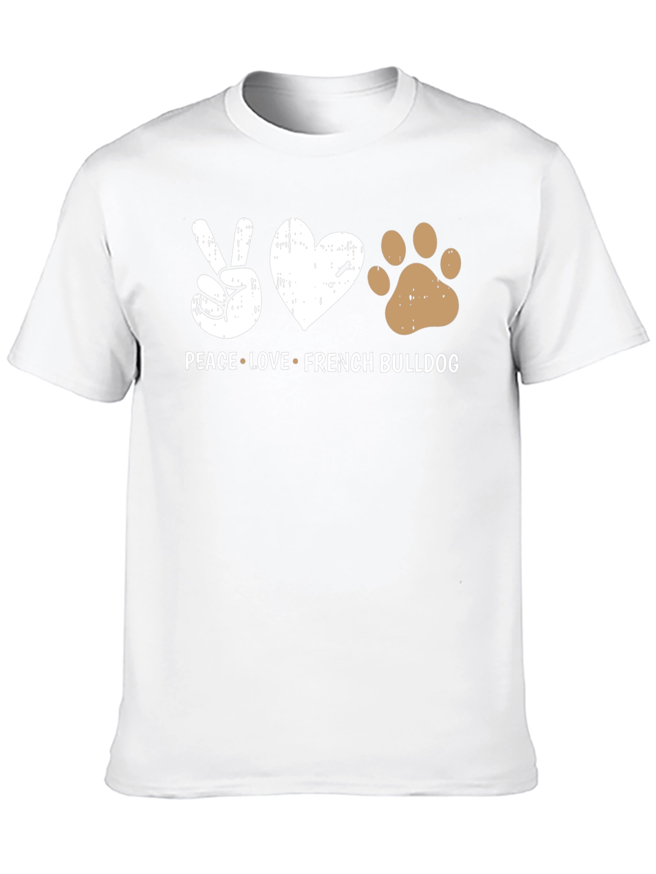 Peace Love French Bulldog T-Shirt