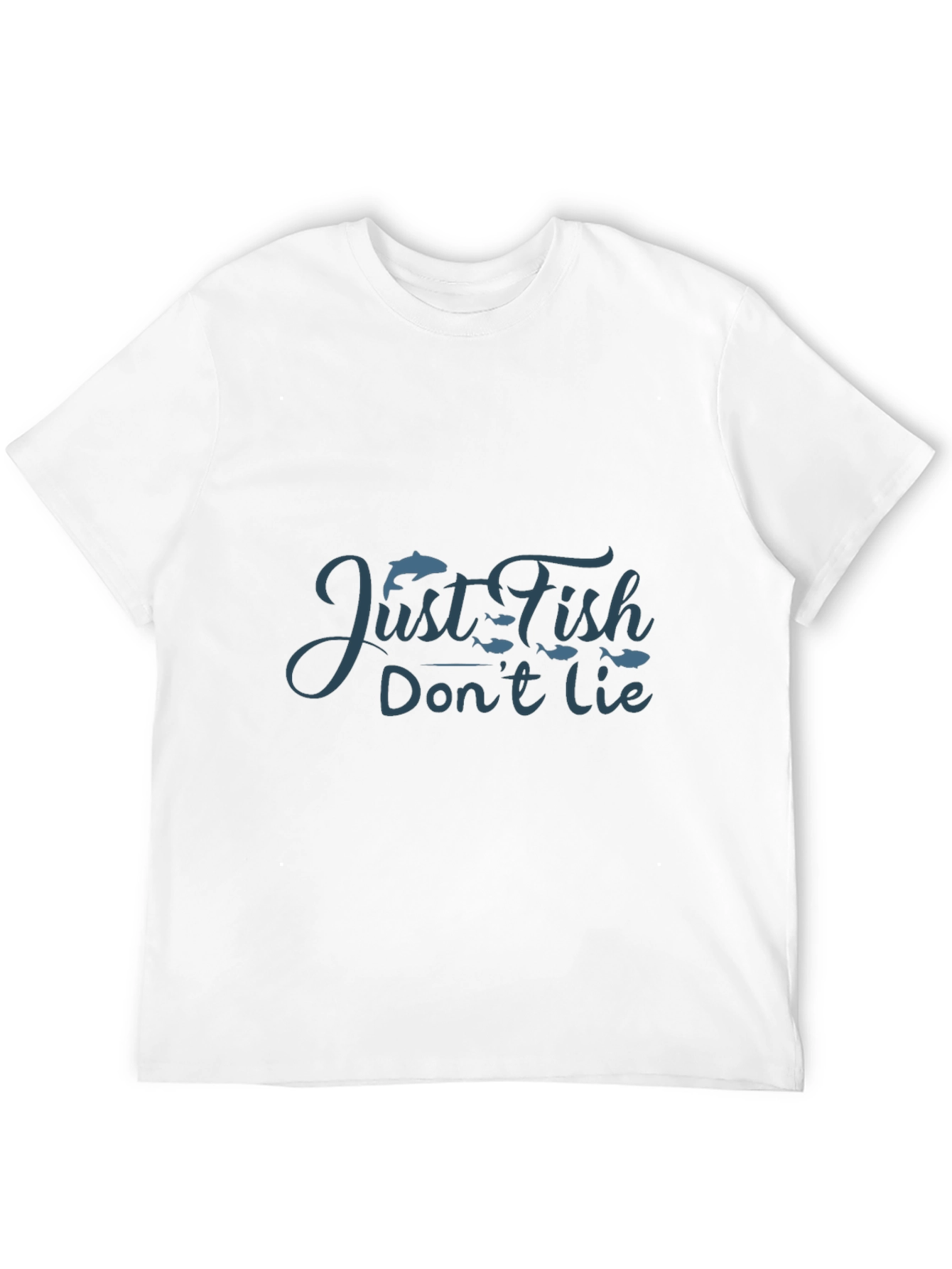 Just Fish Dont Lie Black Tee