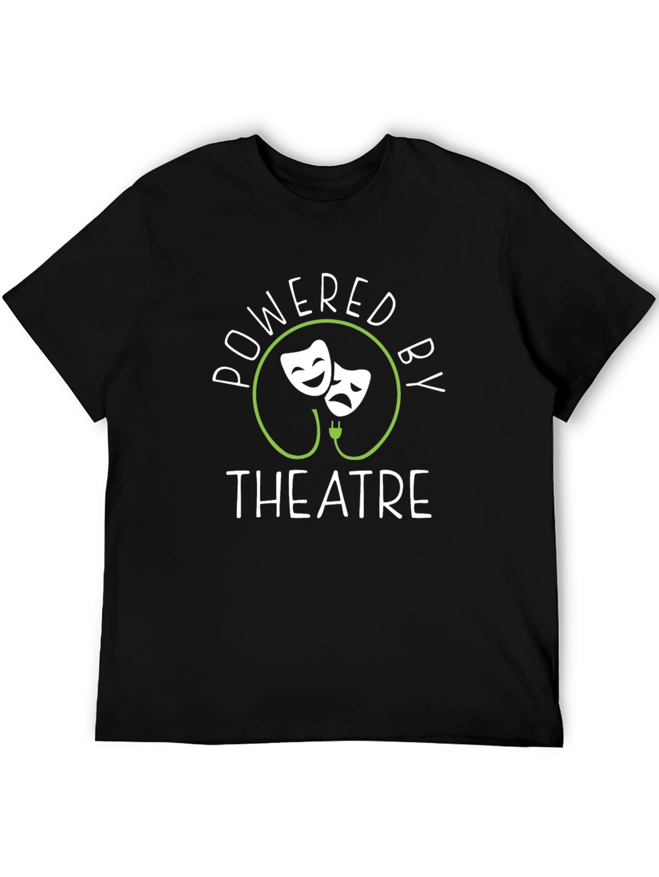 Powered by Theatre Black T-Shirt