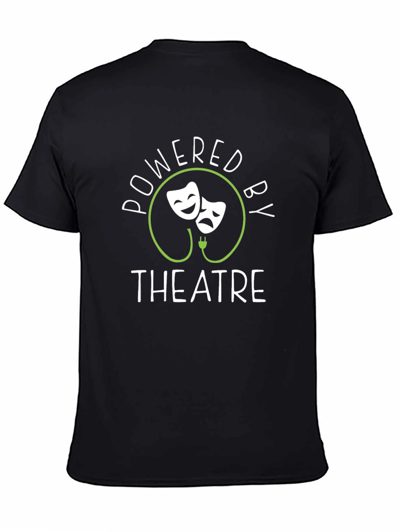 Powered by Theatre Black T-Shirt