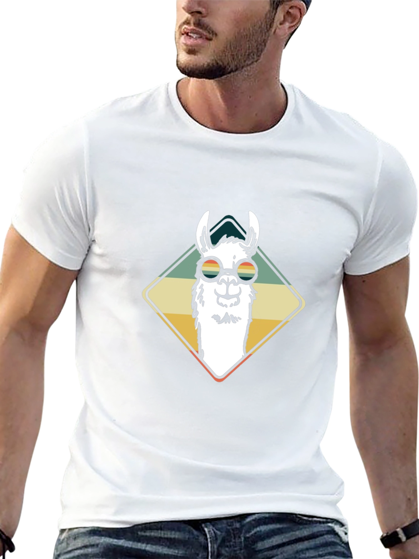 Retro Llama T-Shirt - Cool Alpaca Tee