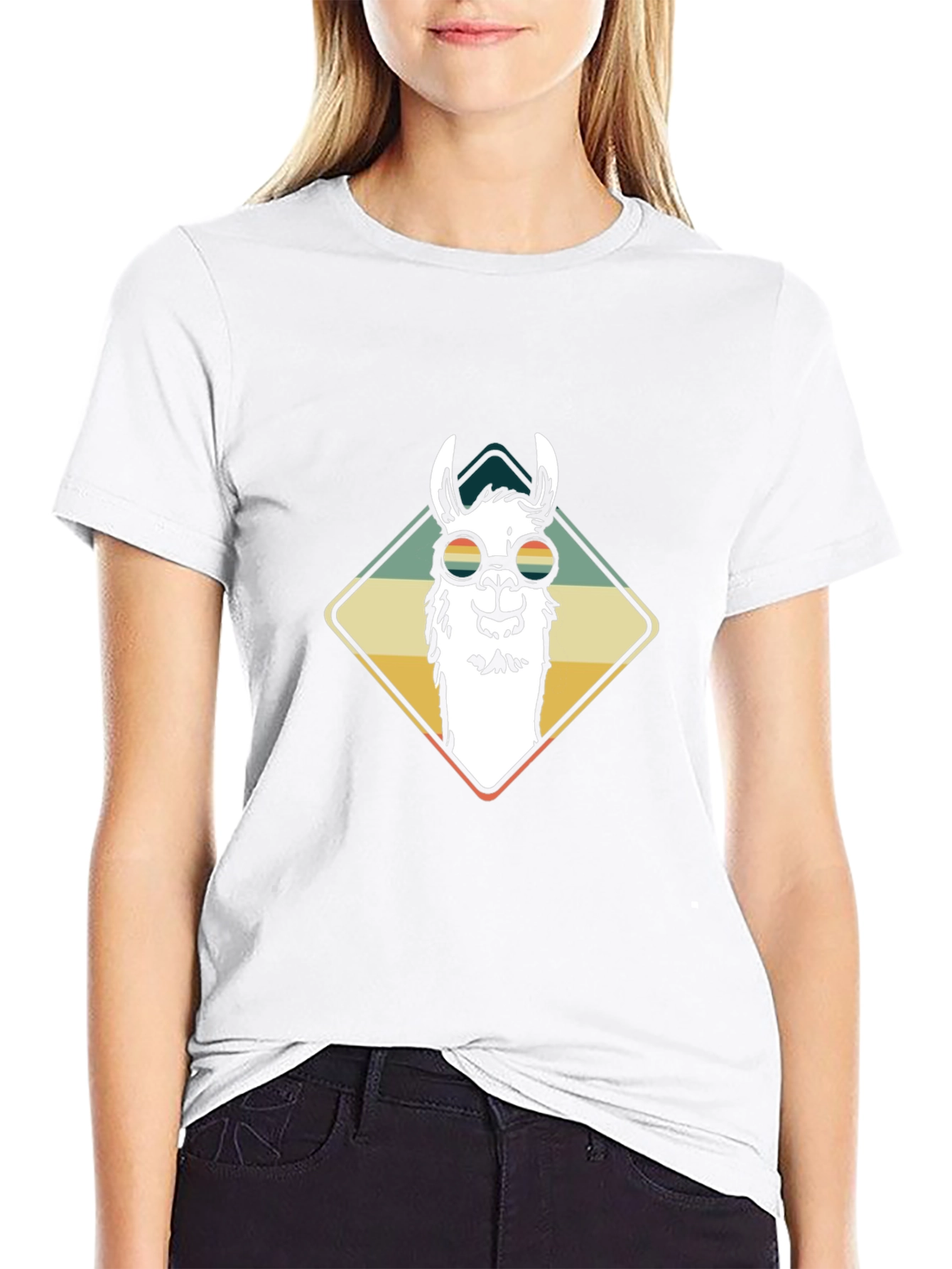 Retro Llama T-Shirt - Cool Alpaca Tee