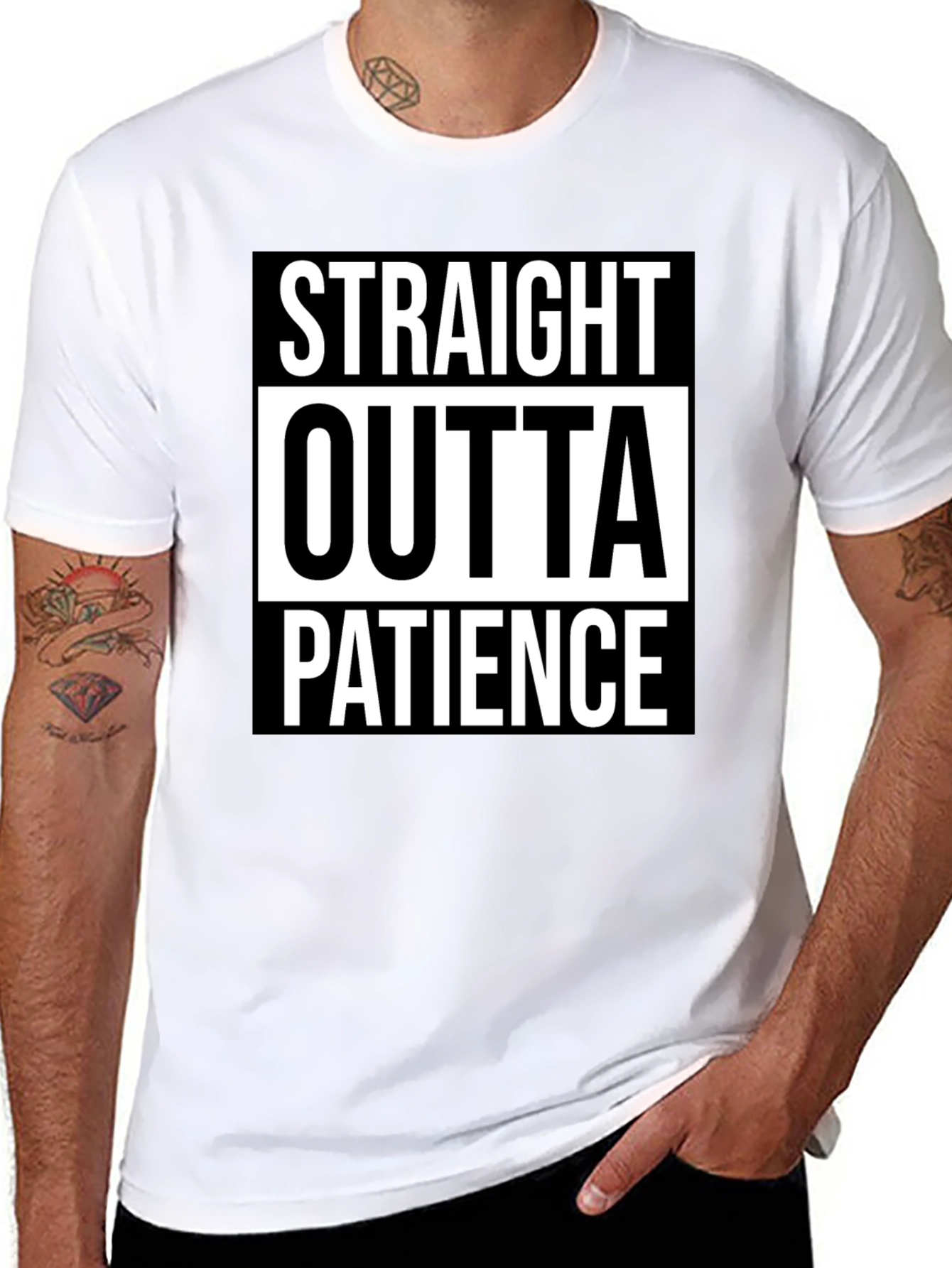 Straight Outta Patience Graphic Tee