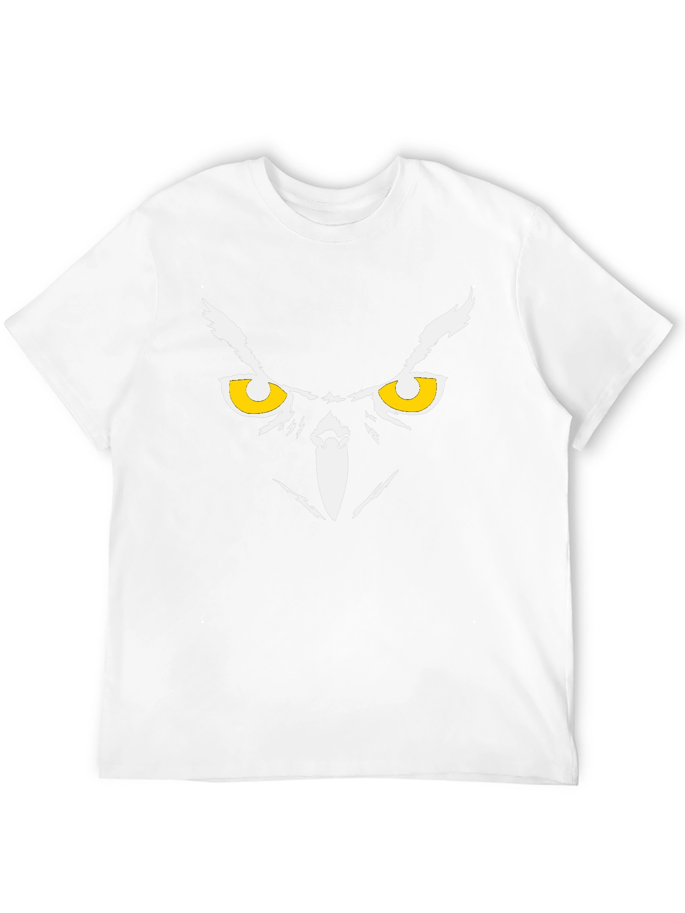 Owl Eyes Graphic Black T-Shirt