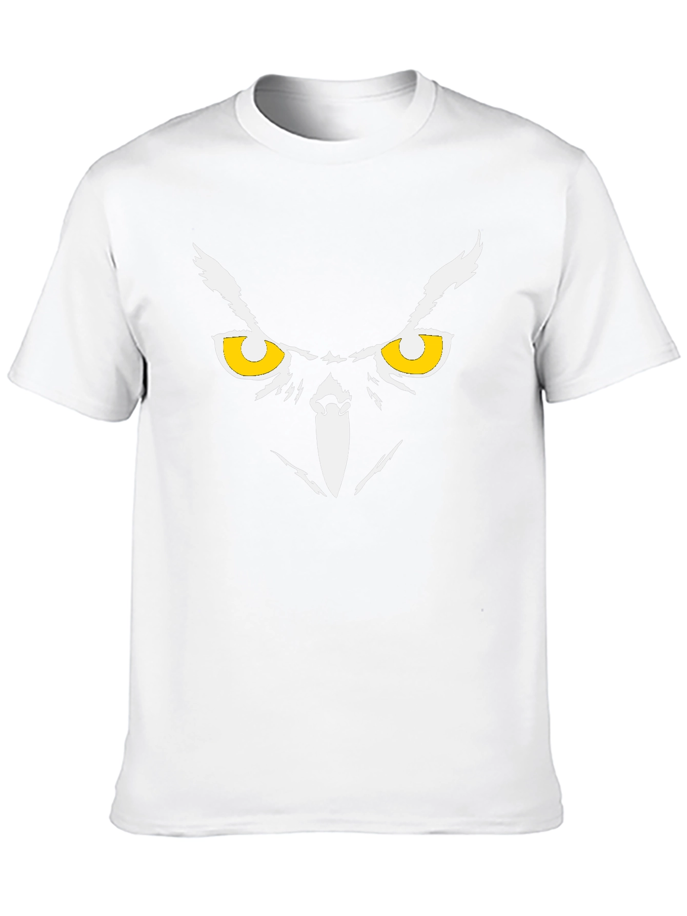 Owl Eyes Graphic Black T-Shirt