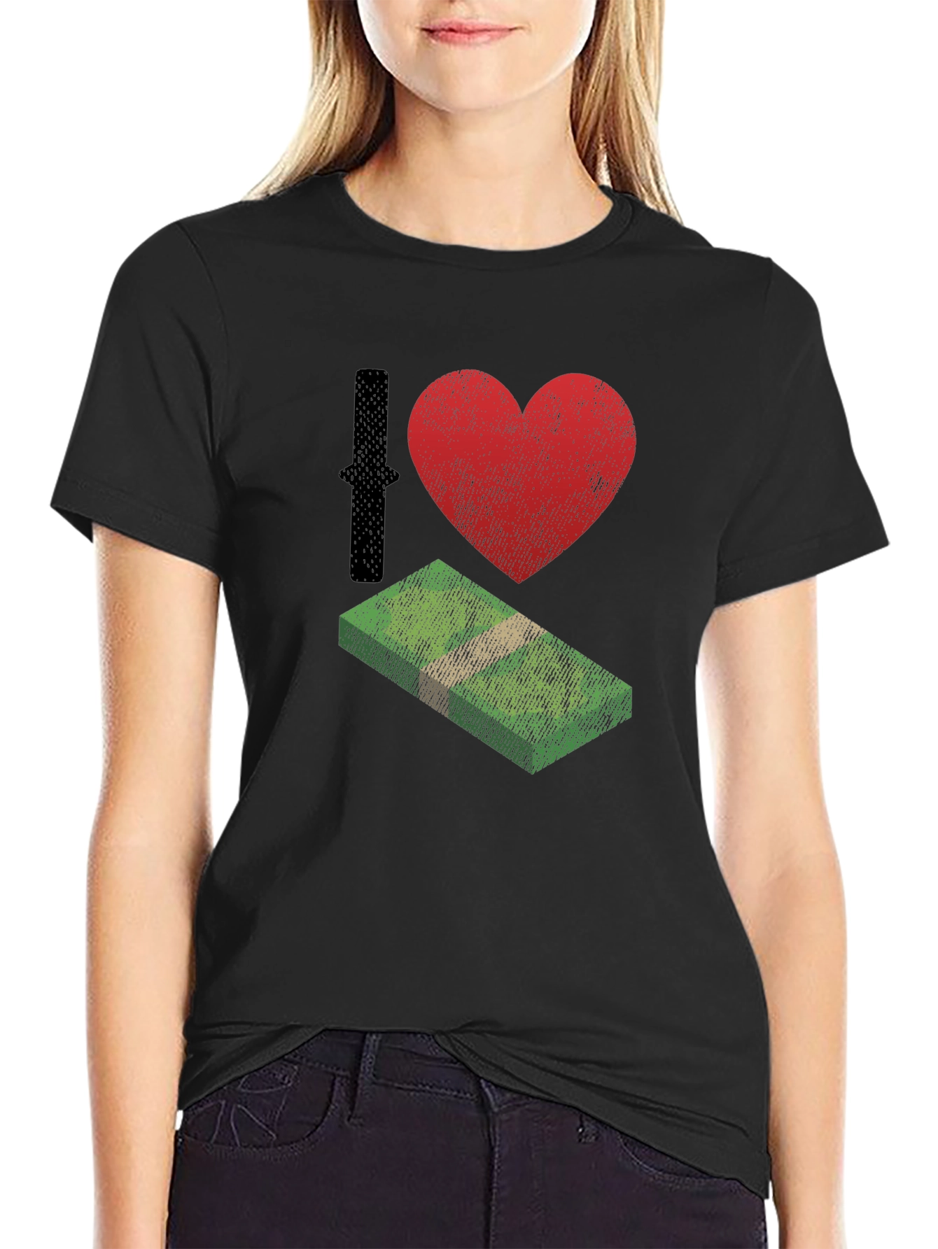 I Love Money Black T-Shirt