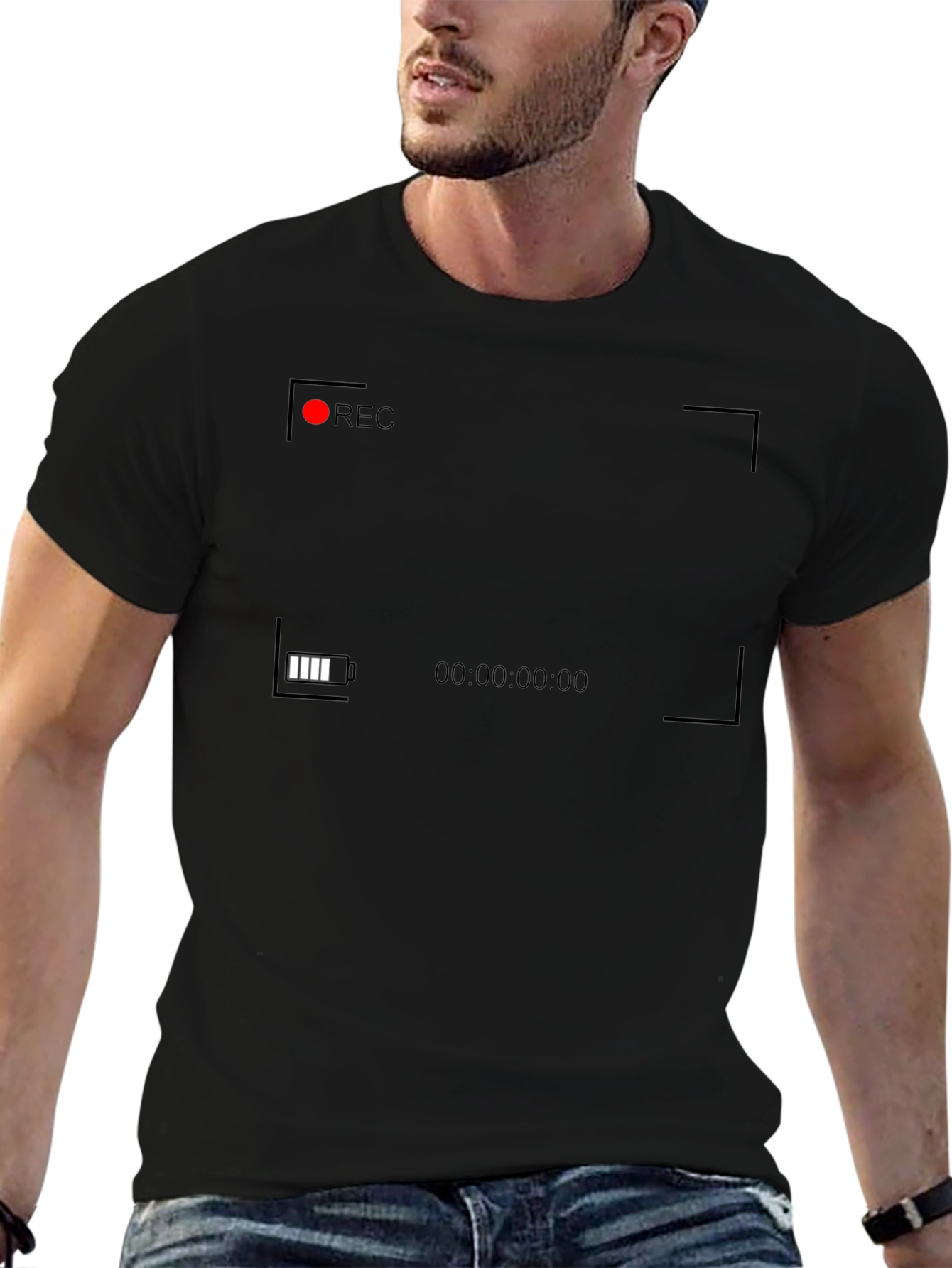 Camcorder Screen Graphic T-Shirt