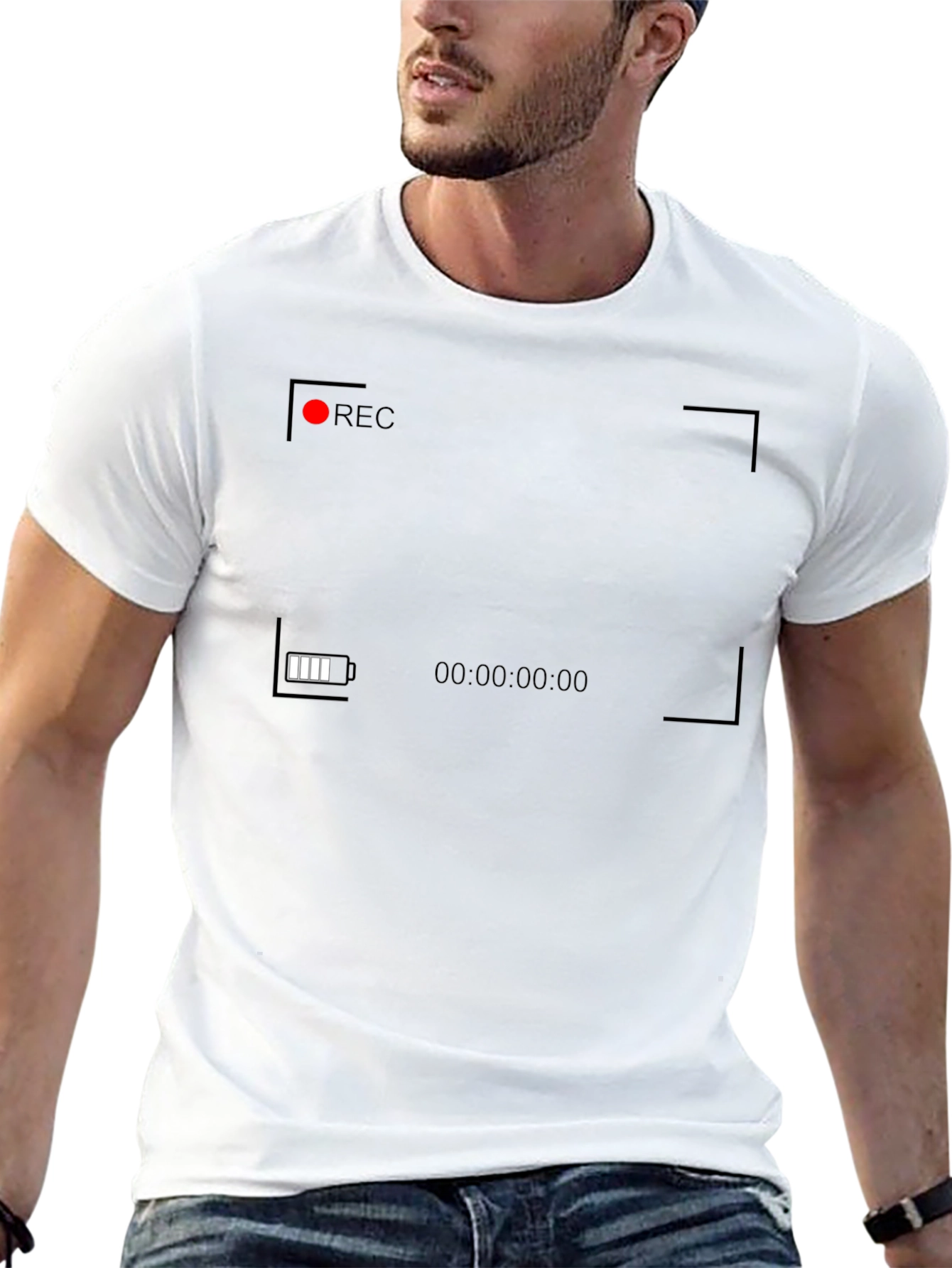 Camcorder Screen Graphic T-Shirt