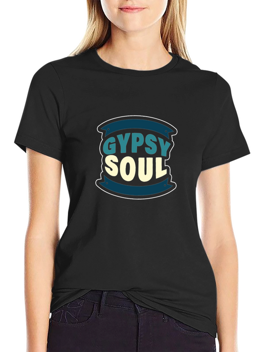 Gypsy Soul Graphic Tee - Stylish Black T-Shirt