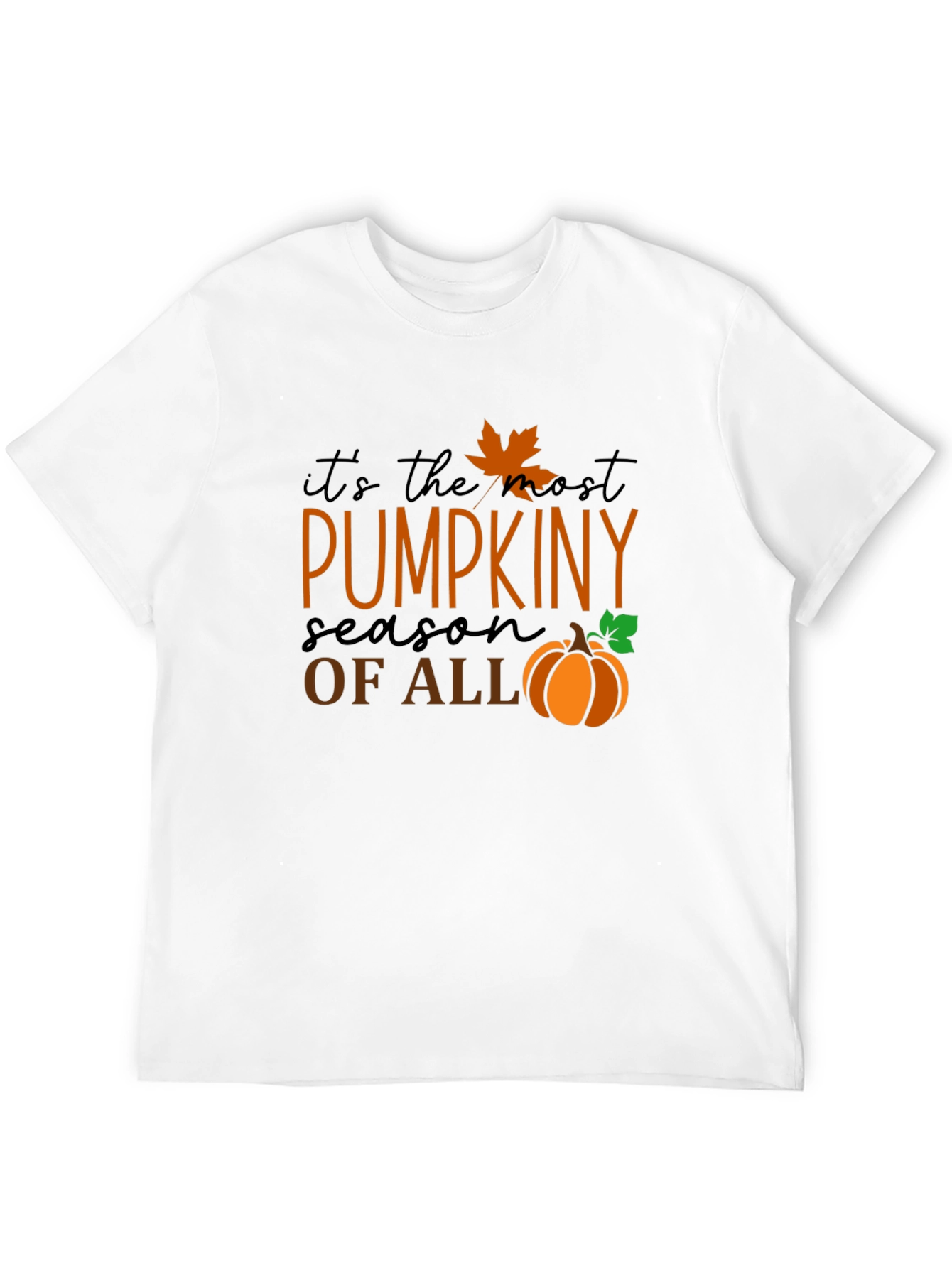 Pumpkin Season Graphic Tee - Black