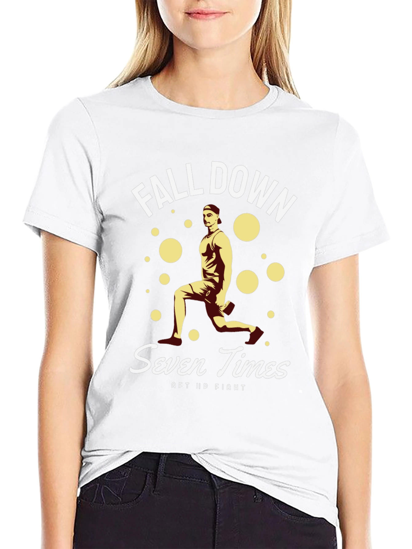 Fall Down Seven Times Get Up Fight T-Shirt