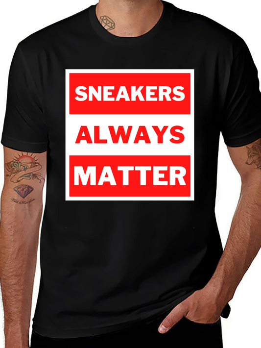 Sneakers Always Matter Graphic Tee - Black
