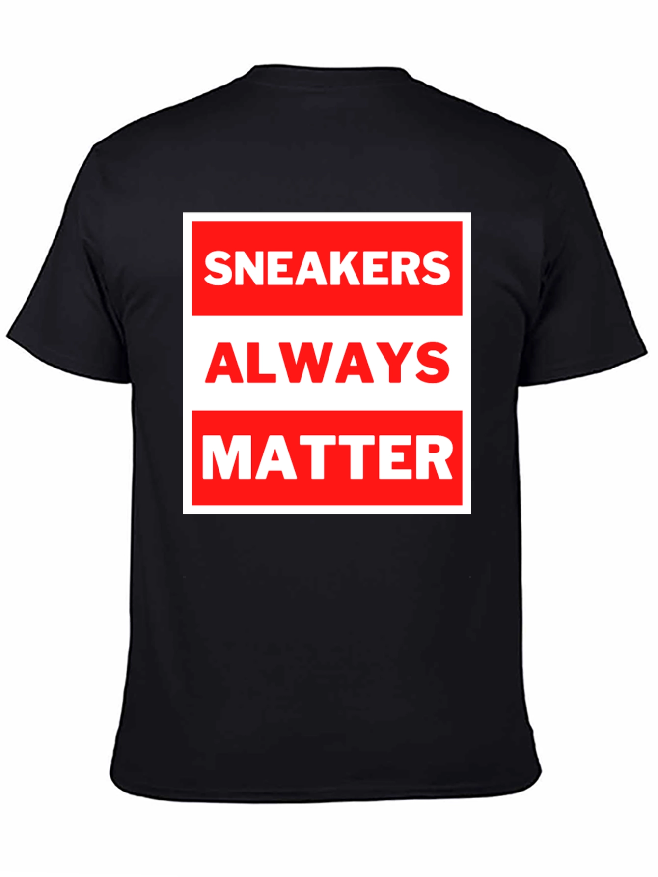 Sneakers Always Matter Graphic Tee - Black