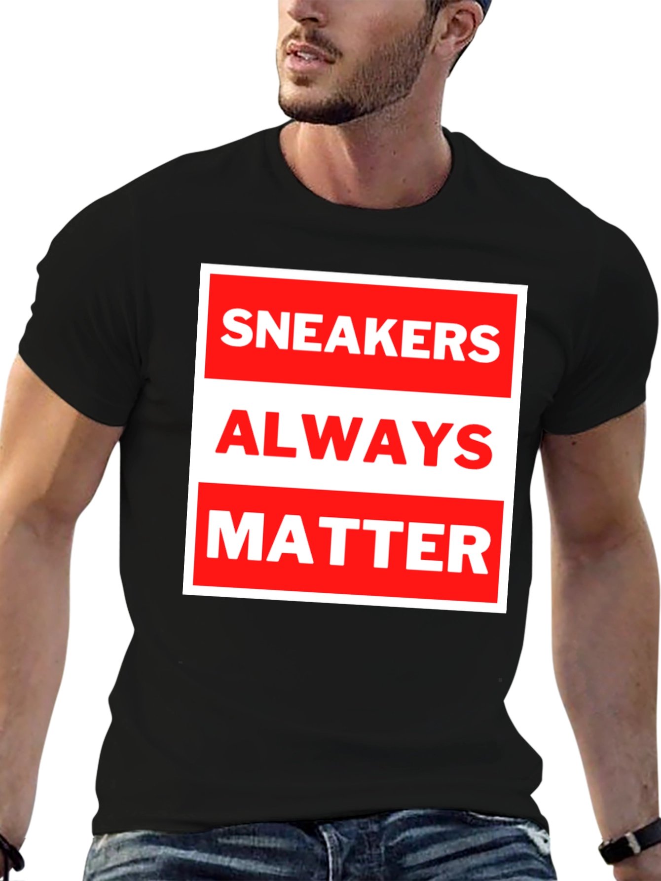 Sneakers Always Matter Graphic Tee - Black