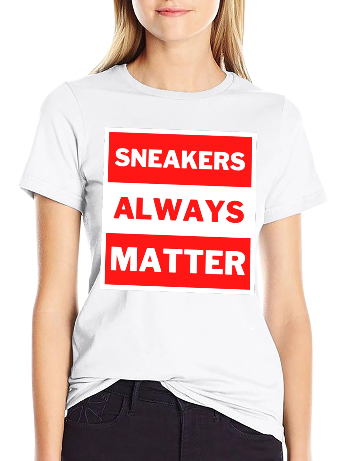 Sneakers Always Matter Graphic Tee - Black