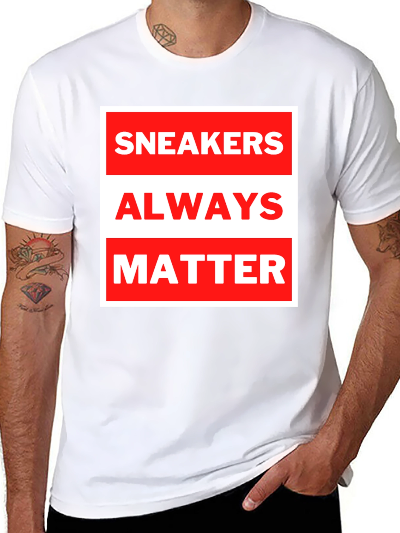 Sneakers Always Matter Graphic Tee - Black