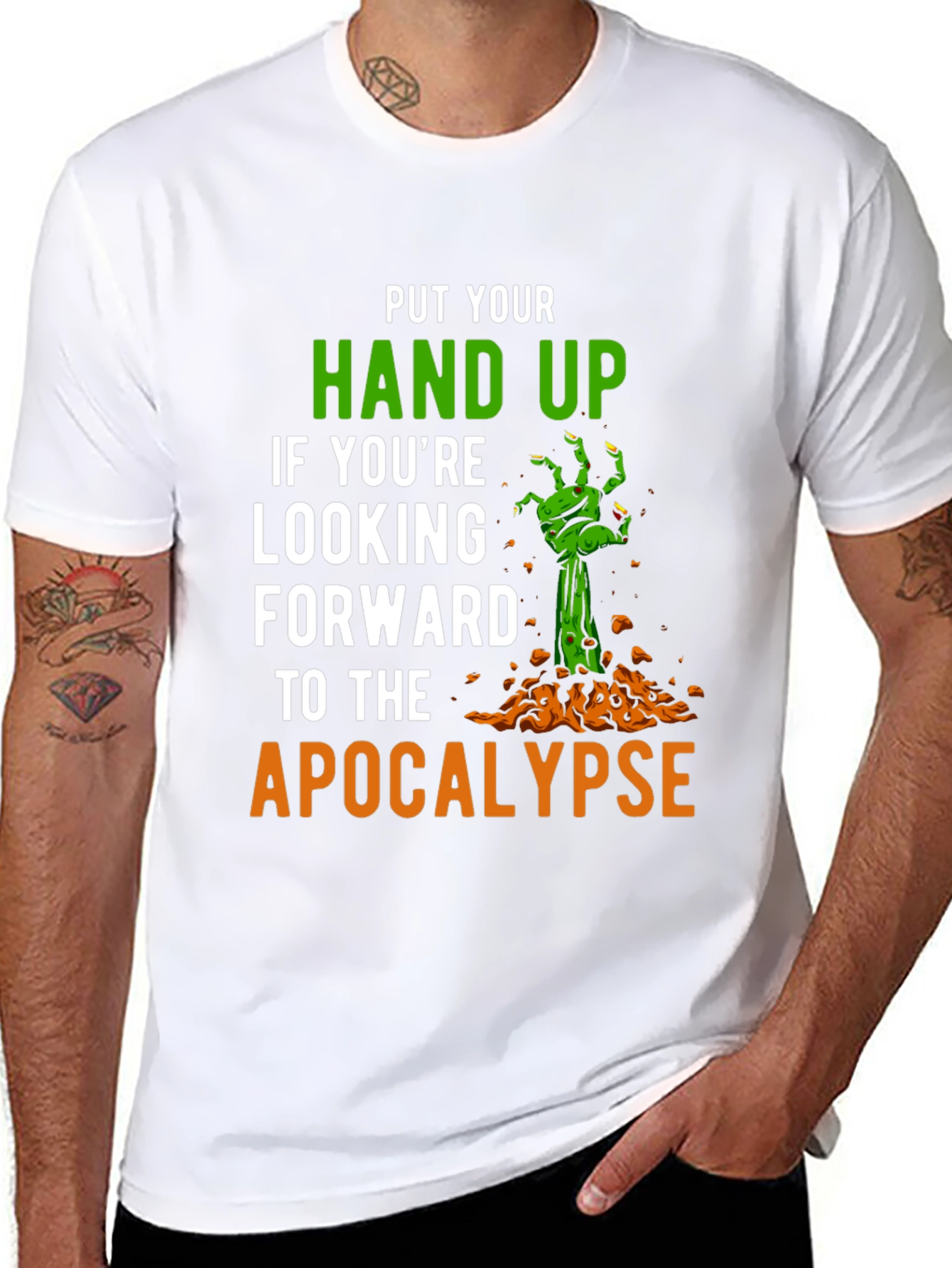 Apocalypse Zombie Hand T-Shirt