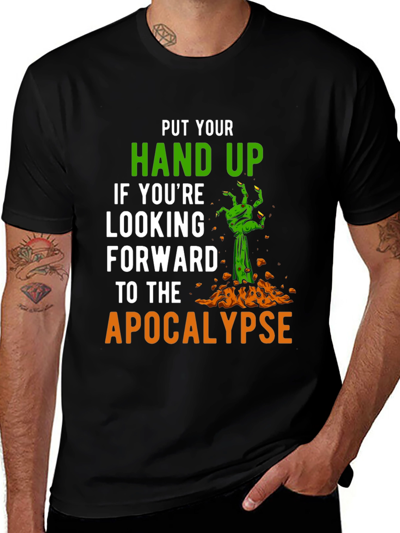 Apocalypse Zombie Hand T-Shirt