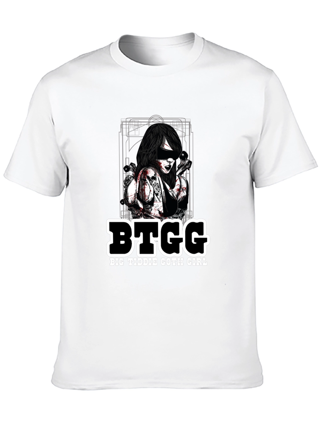 BTGG Big Tiddie Goth Girl Black T-Shirt