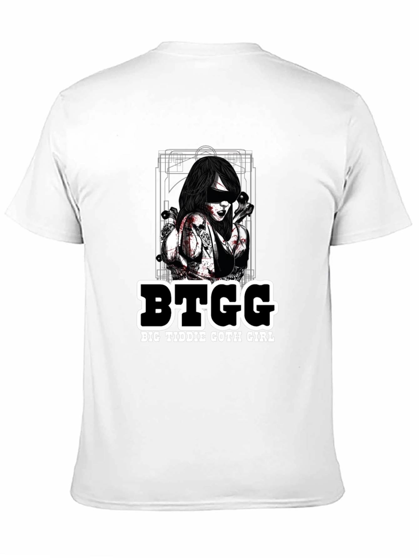 BTGG Big Tiddie Goth Girl Black T-Shirt