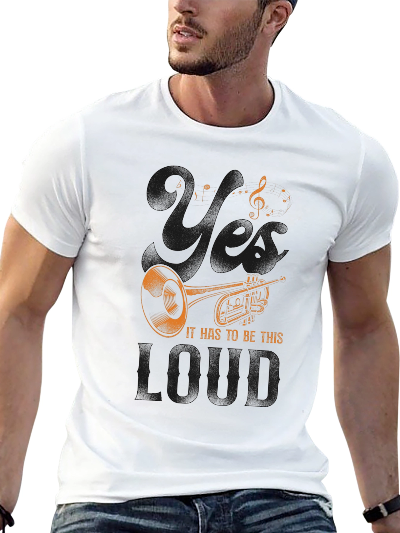 Loud Trumpet T-Shirt - Musician Graphic Tee