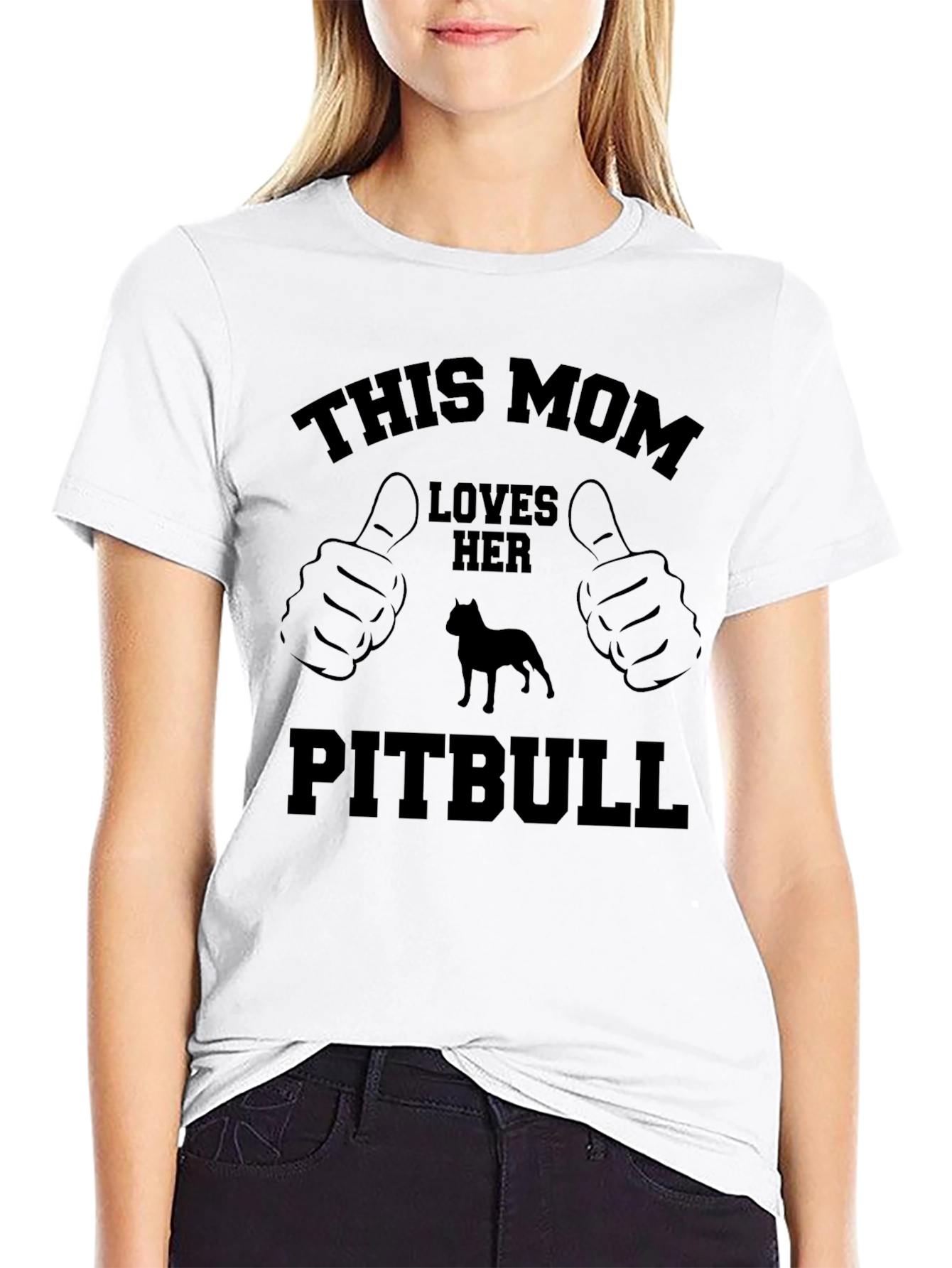 This Mom Loves Her Pitbull T-Shirt