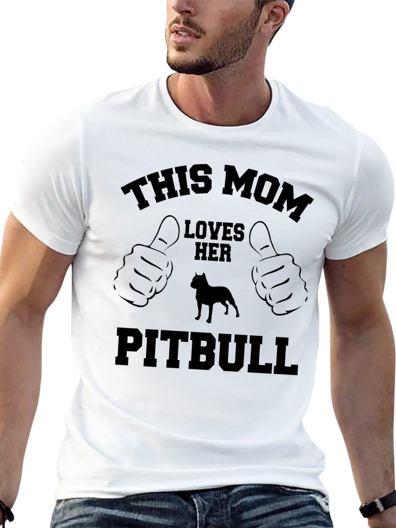 This Mom Loves Her Pitbull T-Shirt