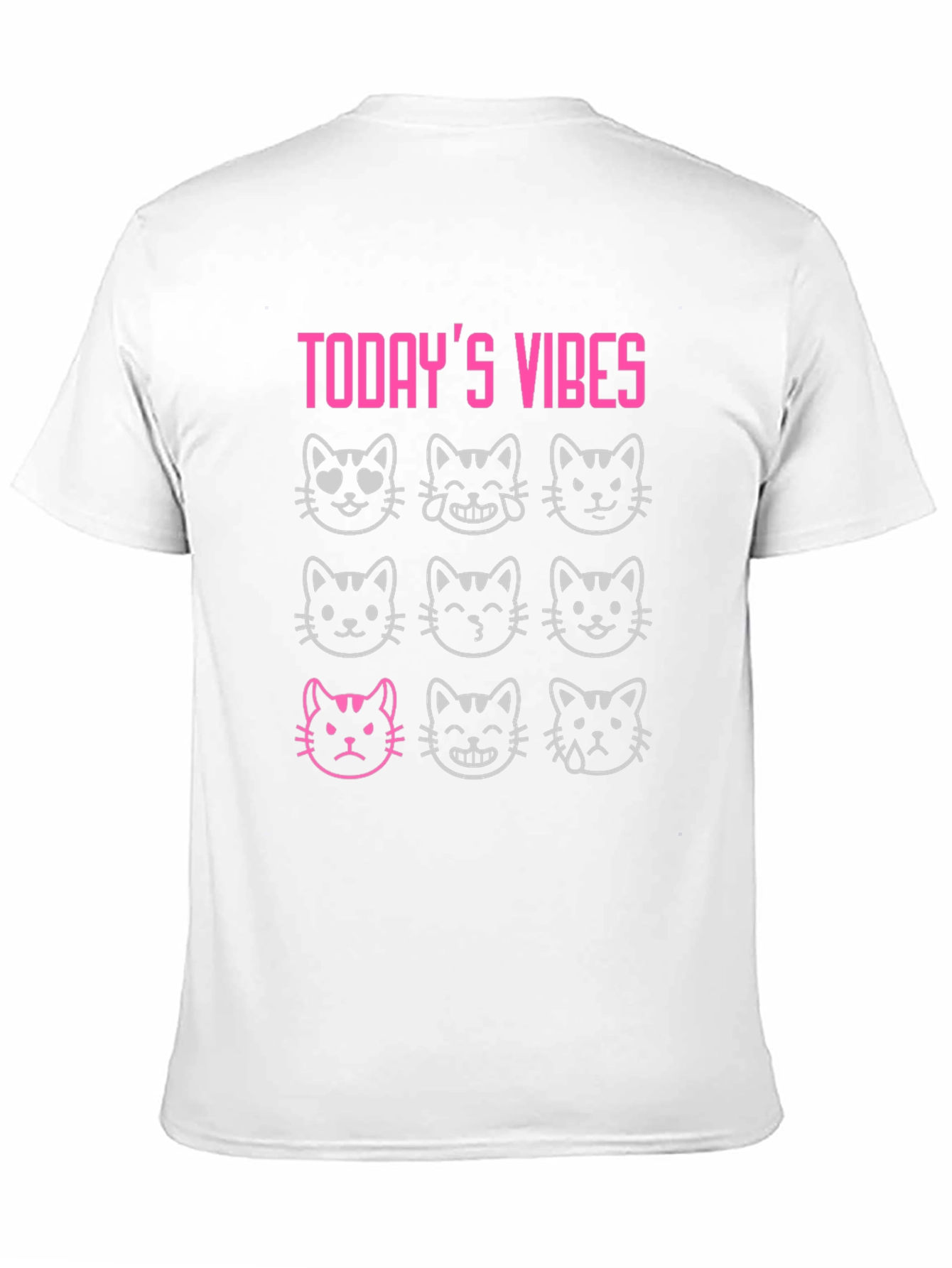 Todays Vibes Cat Mood T-Shirt