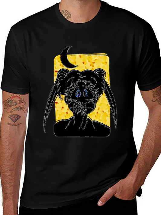Sailor Moon Black Graphic Tee