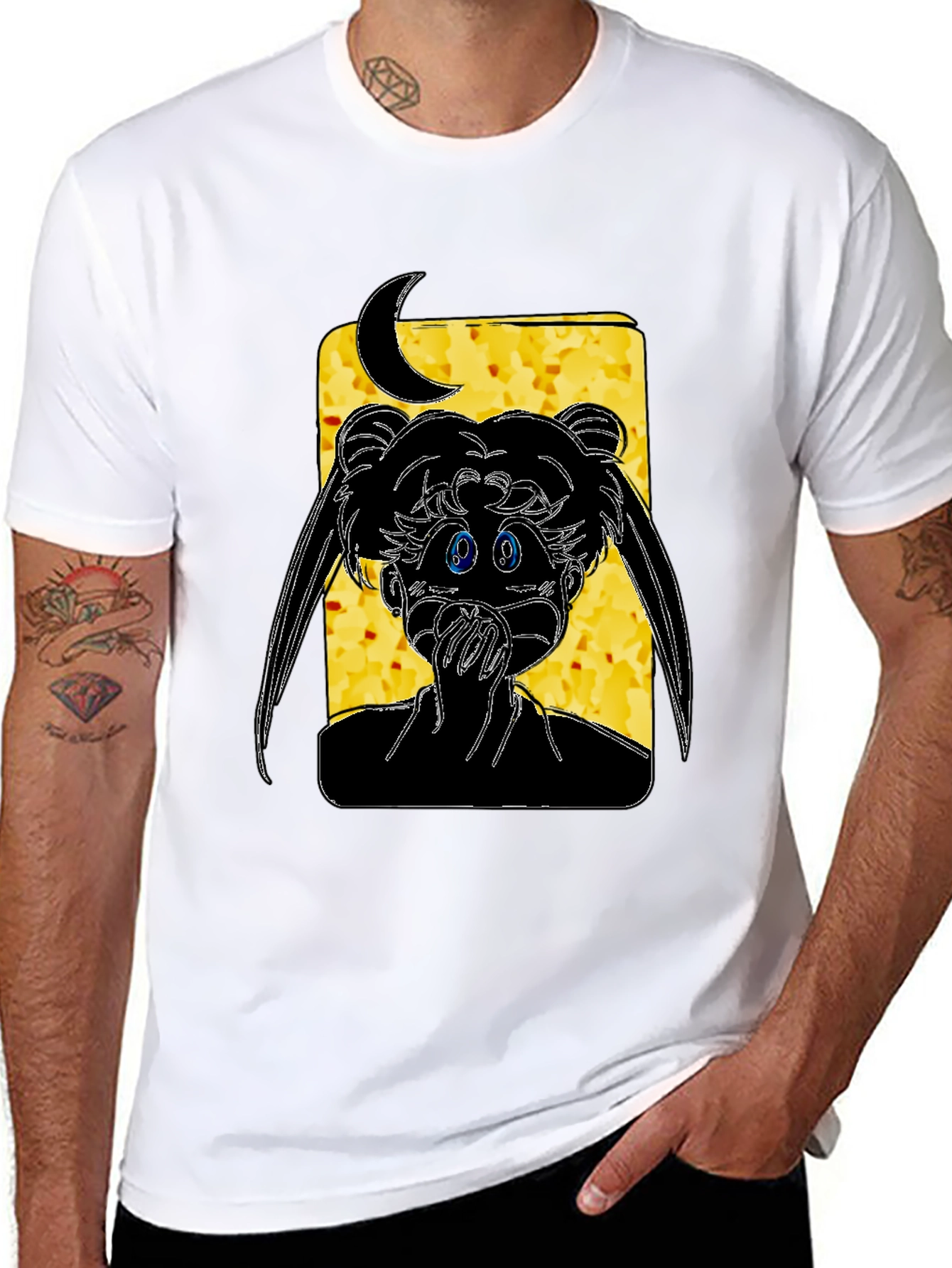 Sailor Moon Black Graphic Tee
