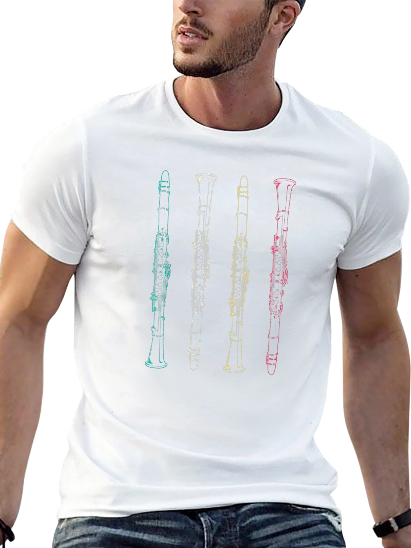 Clarinet Quartet Graphic T-Shirt - Music Lover Tee