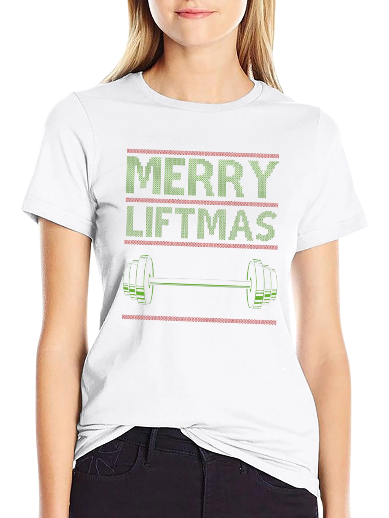 Merry Liftmas Ugly Christmas Sweater T-Shirt