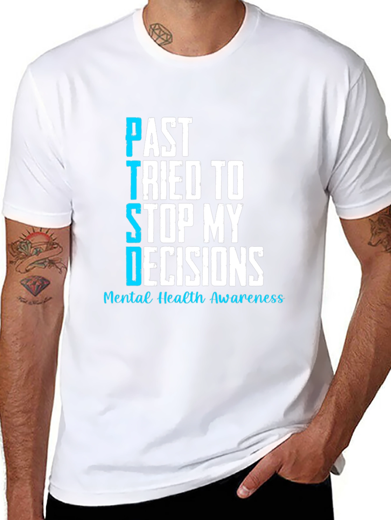 PTSD Mental Health Awareness Graphic Tee