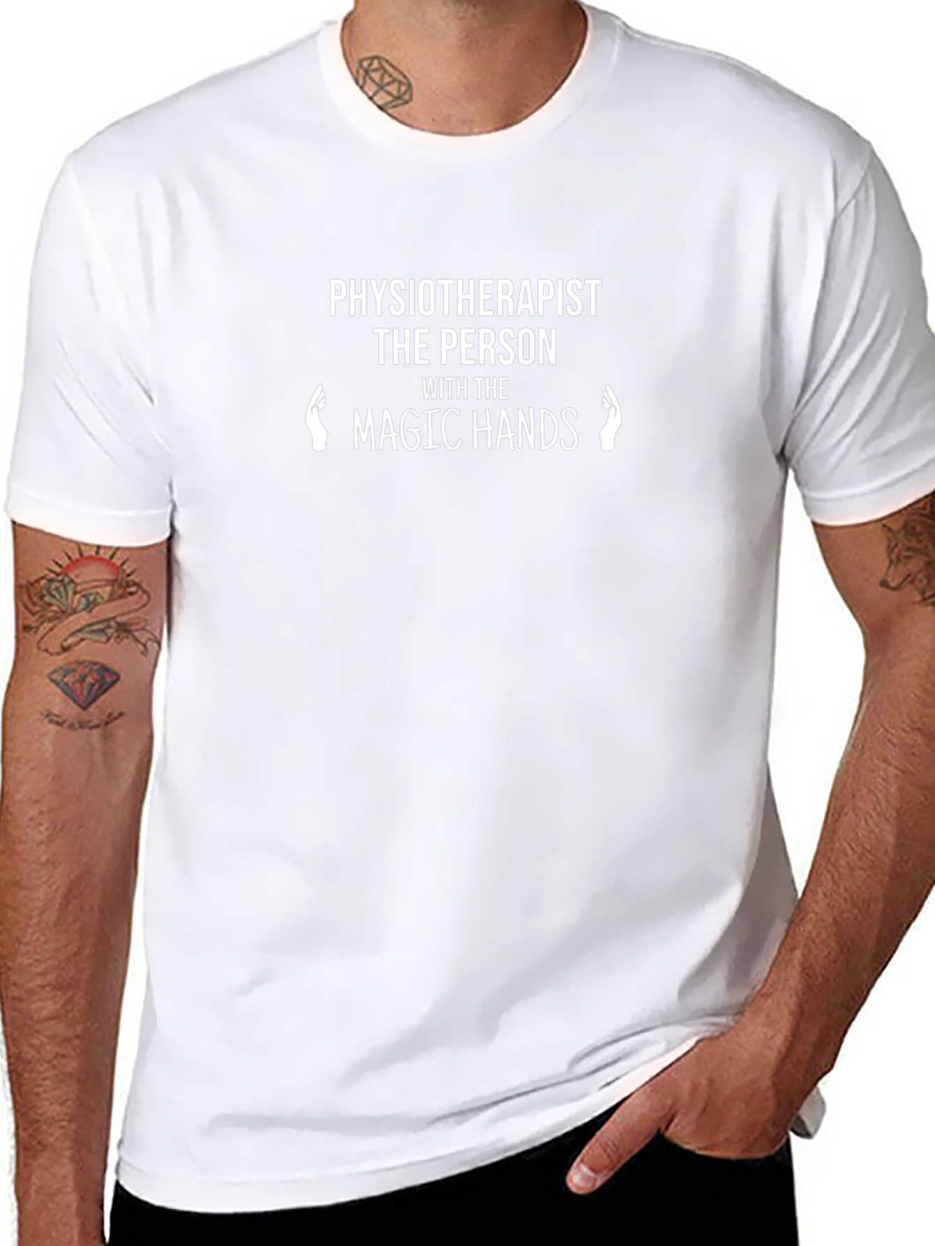 Physiotherapist Magic Hands Graphic Tee