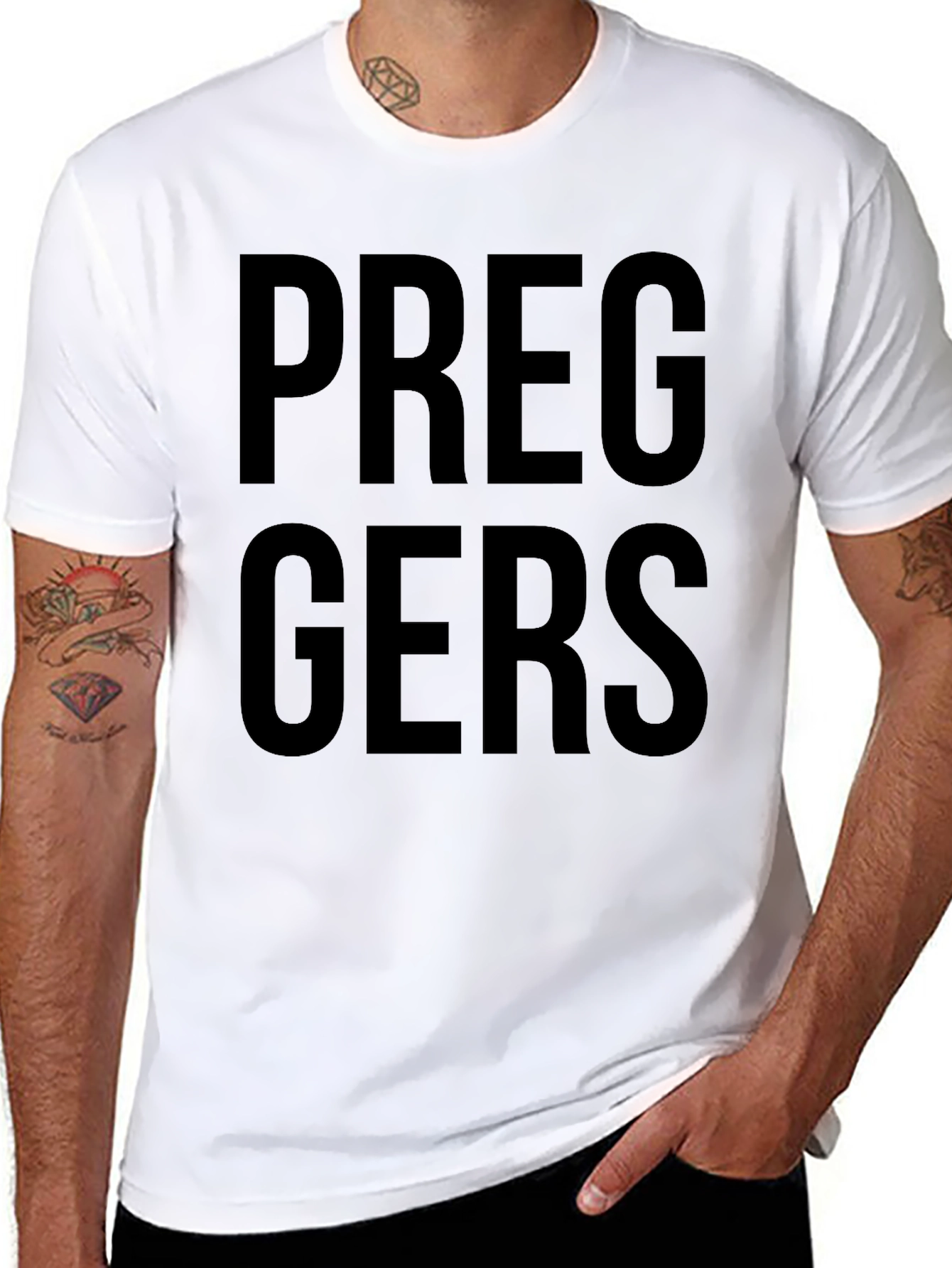 Preggers Novelty Graphic T-Shirt