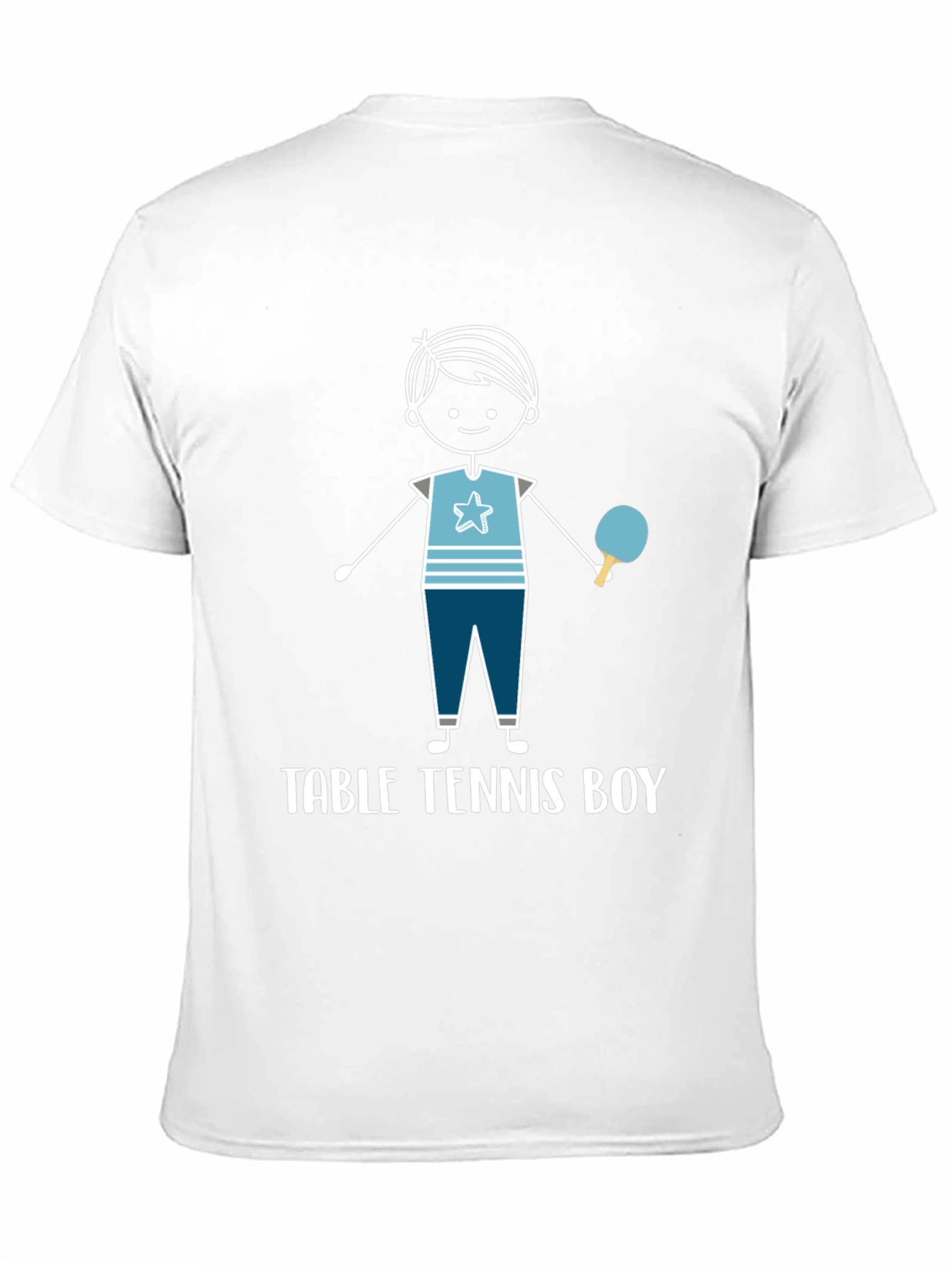 Table Tennis Boy Graphic T-Shirt
