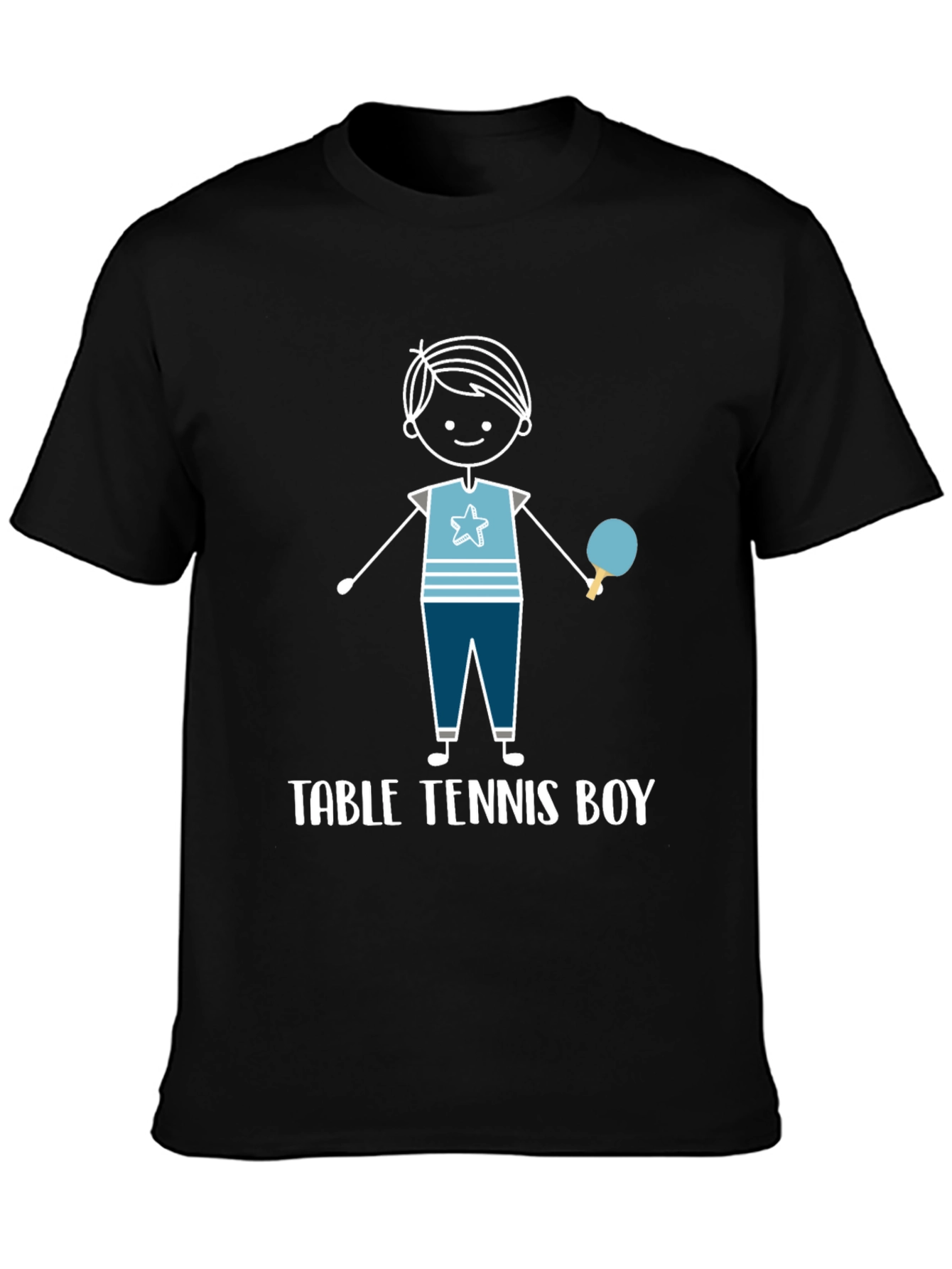 Table Tennis Boy Graphic T-Shirt