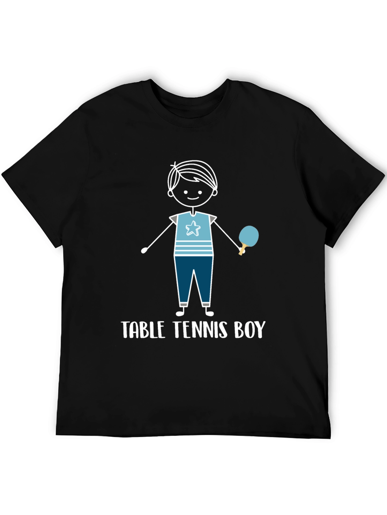 Table Tennis Boy Graphic T-Shirt