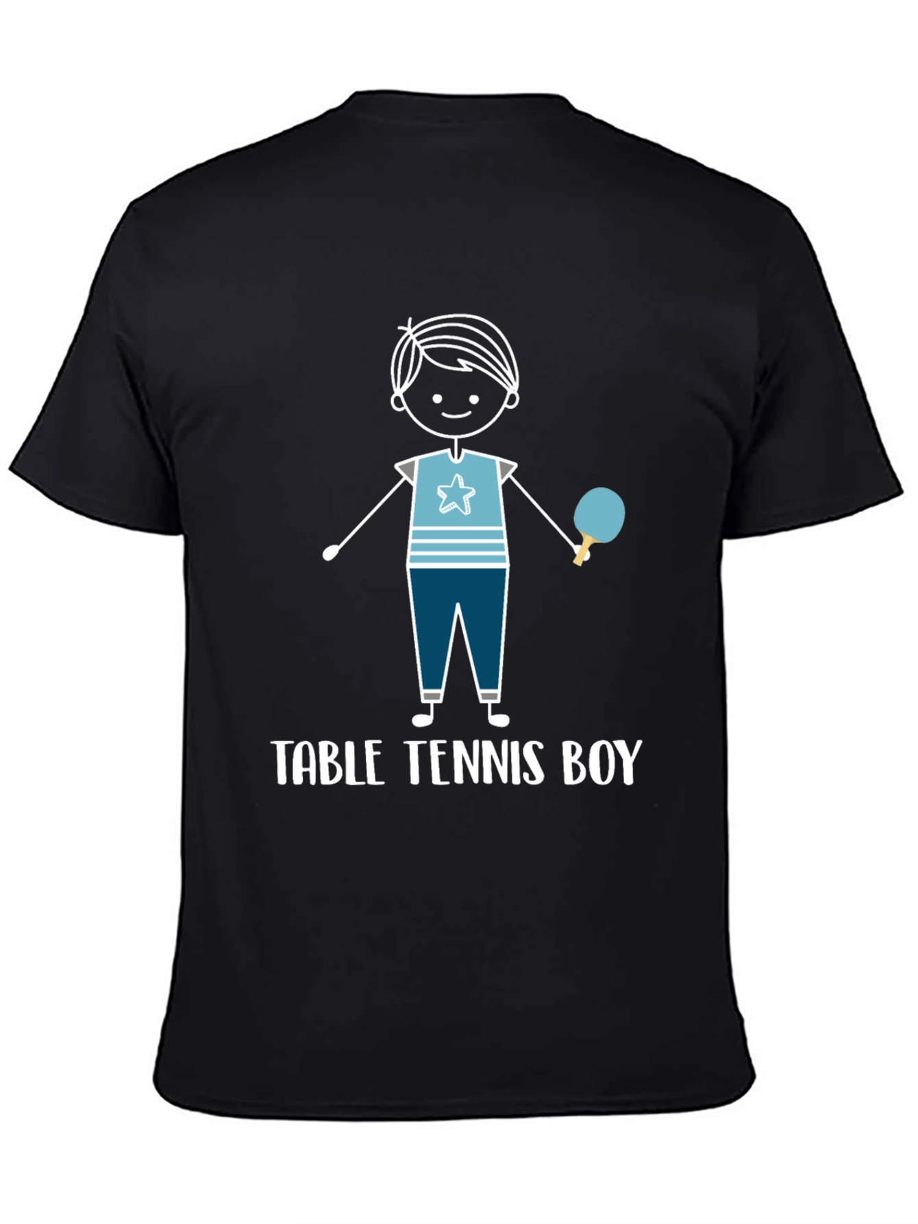 Table Tennis Boy Graphic T-Shirt