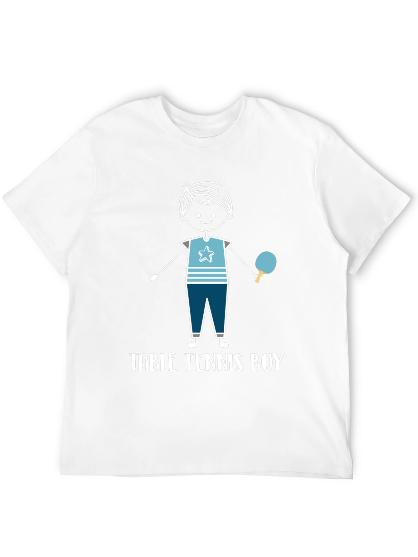 Table Tennis Boy Graphic T-Shirt