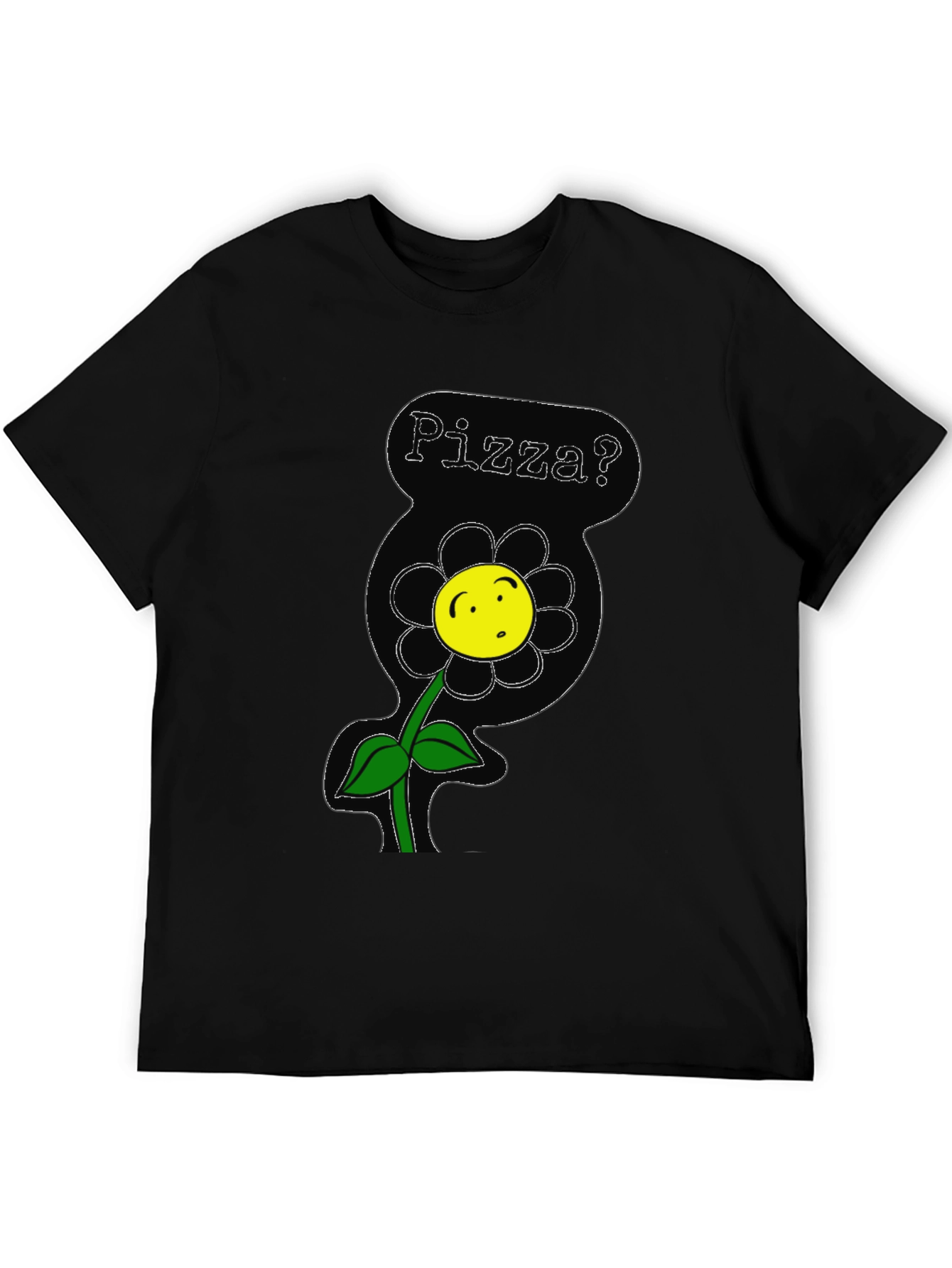 Pizza Flower T-Shirt - Fun & Quirky Tee
